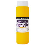 Daler Rowney 123500618 Graduate Acrylic Paint 500ml Cadmium Yellow Deep Hue