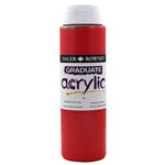 Daler Rowney 123500504 Graduate Acrylic Paint 500ml Cadmium Red Deep Hue