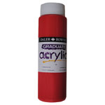 Daler Rowney 123500500 Graduate Acrylic Paint 500ml Cadmium Red Hue