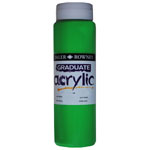 Daler Rowney 123500355 Graduate Acrylic Paint 500ml Leaf Green