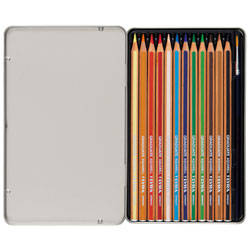 Lyra 2881120 Graduate Aqua Watercolouring Pencils 12 Metal Box