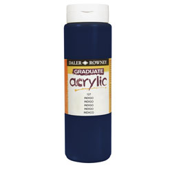 Daler-Rowney D123500127 DAL GRADUATE ACRYLIC 500ML INDIGO