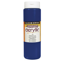 Daler-Rowney D123500159 DAL GRADUATE ACRYLIC 500ML PRIMARY BLUE