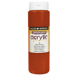 Daler-Rowney D123500583 DAL GRADUATE ACRYLIC 500ML VENETIAN RED