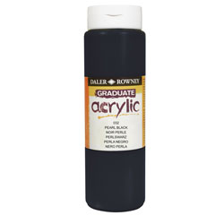 Daler-Rowney D123500032 DAL GRADUATE ACRYLIC 500ML PEARL BLACK