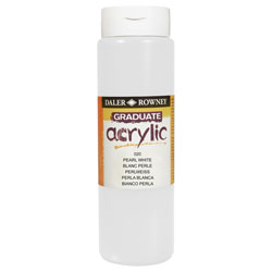 Daler-Rowney D123500020 DAL GRADUATE ACRYLIC 500ML PEARL WHITE