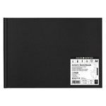 Daler-Rowney D833110400 Ebony Extra White H/B Sketchbook A4 Landscape 130g 46Sh