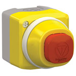 Schneider Electric XALK84W3BE Harmony Kill Switch 24V 6A IP66 IP67 IP69K