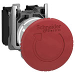 Schneider Electric XB4BS8442 Harmony kill Switch 22.5mm red rotary release