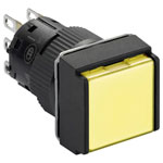 Schneider Electric XB6ECW5J1P 12V 3A IP65 16mm illuminated push button