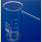 Rapid Displacement Vessel - Graduated- 500ml - 156 x 82mm Dia.