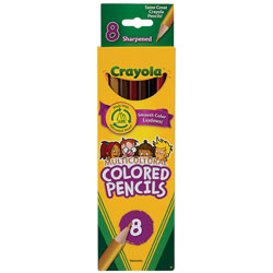 Crayola Multicultural Pencils - Pack of 8