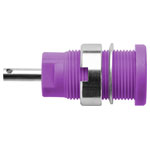 Schützinger DI SEB 6525 Ni/PVI Safety Socket Violet 1pc