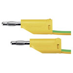 Schützinger MFK 15/1/100/GNGE Test Lead 100cm Green-Yellow 1pc
