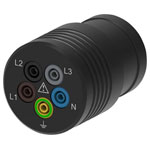 Schützinger SA 8713 Test Lead Adapter 5-Pin CEE Plug 32A Black