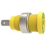 Schützinger SEB 7077 Ni/GNGE Safety Socket Green-Yellow 1pc