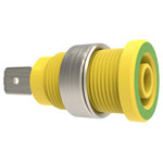 Schützinger SEB 7080 Ni/GNGE Safety Socket Green-Yellow 1pc