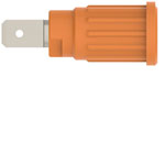 Schützinger SEPB 6453 Ni/OR Safety Socket Orange Push-Fit 1pc