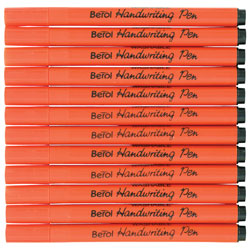 Berol Handwriting Pens Light Blue (Pack of 12)