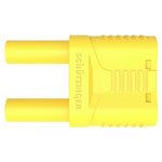 Schützinger SKURZ 6100/19-4 IG 2MB Ni/GNGE Safety Shorting Plug Green-Yellow 1pc