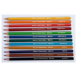 Berol Verithin Pencils - Pack of 12 Assorted Colours