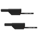 Schützinger VSFK 8500/1/150/SW Safety Test Lead 150cm Black 1pc
