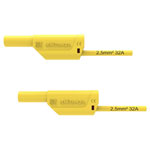 Schützinger VSFK 8500/2.5/150/GE Safety Test Lead 150cm Yellow 1pc