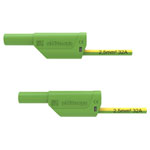 Schützinger VSFK 8700/2.5/50/GNGE Safety Test Lead 50cm Green-Yellow 1pc