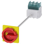 Siemens 3LD25140TK53 Circuit Breaker 63A 690V AC 3-pin Red/Yellow