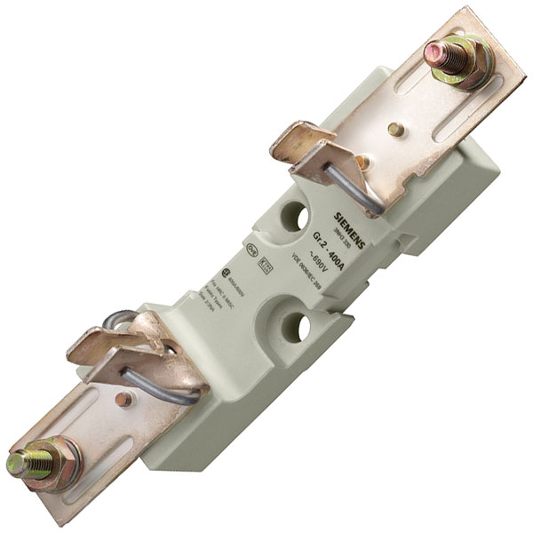 Siemens 3NH3330 NH Fuse Holder 400A 690V size 2 1-pole flat terminal