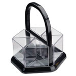Adventa Handi-Holder Clear Desk Tidy