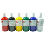Scola FAB150/6A Fabric Paint, Standard Colours (6 x 150ml Bottles)