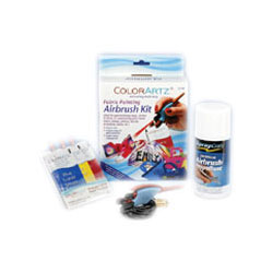 Airbrush Starter Kit, Propellant and 3 Colours