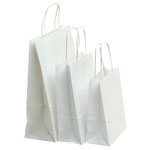 Rapid White Paper Bags Various Sizes Pack 18
