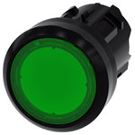 Siemens 3SU10010AB400AA0 SIRIUS ACT illuminated green pushbutton 22mm