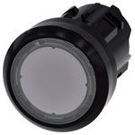 Siemens 3SU10010AB700AA0 SIRIUS ACT illuminated pushbutton 22mm clear