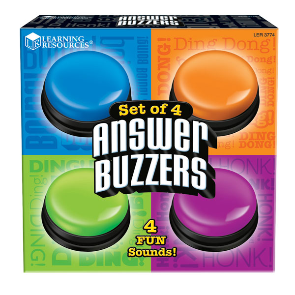 Image of Learning Resources Answer Buzzers Pack 4