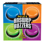 Learning Resources Answer Buzzers Pack 4