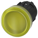 Siemens 3SU10016AA300AA0 SIRIUS ACT indicator light 22mm yellow LED