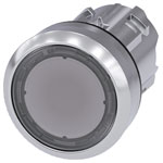 Siemens 3SU10510AB700AA0 SIRIUS ACT illuminated pushbutton clear 22mm