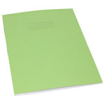 Rapid A4 Exercise Book Ruled 8mm & Margin 80 Page Light Green Box of 50