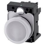 Siemens 3SU11026AA601AA0 SIRIUS ACT indicator light 24V white round