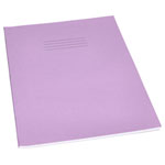 Rapid A4 Exercise Book Ruled 8mm & Margin 80 Page Purple Box of 50
