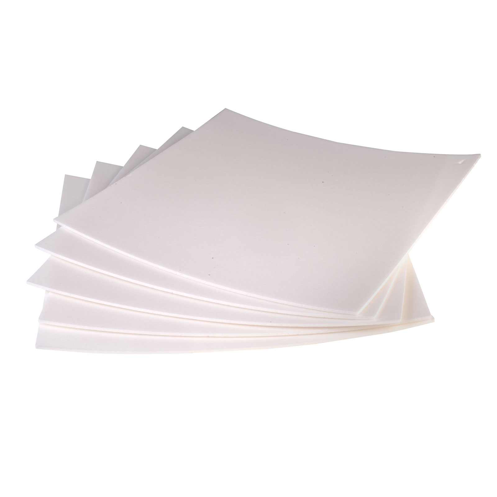 Uxcell 12x16 inch 300x400mm Foam Sheet for Crafts Foam Boards Foam Paper Sheets for Art, White 5 Pack, Size: 12 x 16