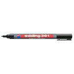 Edding 4-361-001 361 Board Marker Black 10 Pack