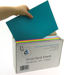 Rapid Vivid Lightweight Card Stack A4 x 500 Sheets