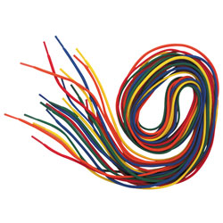 Rapid DLLA8940 Bright Multicolour Laces Strings 1 Metre Length Packs of 10