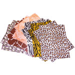 Rapid Animal Print Felt Fabric Sheets Pack of 12