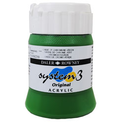 Daler Rowney System 3 Original Acrylic Paint 250ml Oxide Chromium Green