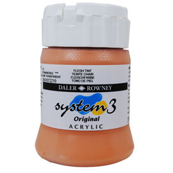 Daler Rowney System 3 Original Acrylic Paint 250ml Flesh Tint